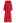 Button Down Crochet Embroidered Boho Maxi Dress in Red