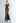 Multi-Color Sequins V-Neck High Slit Gown in Emerald