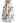 3D Butterfly Double-Layered Mesh Midi Skirt in Cream