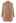 Basic Rib Knit Drape Neck Cardigan in Caramel