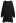 Ruffle Hem Sleeves Shift Mini Dress in Black