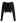 Crisscross Front Long Sleeves Ribbed Top in Black