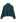 Basic Rib Knit Cowl Neck Crop Sweater in Dark Green