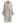 Belted Double-Breasted Chiffon Trench Coat in Sand