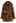 Faux Fur PU Leather Belted Coat in Brown