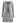 Cotton Blend V-Neck Button Twinset Dress in Grey