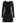 Cotton Blend V-Neck Button Twinset Dress in Black