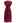 Tiered Ruffle Sleeveless Midi Lace Dress in Wine