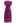 Tiered Ruffle Sleeveless Midi Lace Dress in Magenta