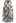3D Leaf Double-Layered Mesh Tulle Midi Skirt in Cream