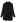 Effortless Chic Turtleneck Batwing Sleeve Hi-Lo Sweater in Black
