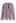 Wide Lapel Snug Faux Fur Coat in Purple