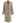 Single-Breasted Pocket Longline Coat in Tan