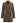 Tie Waist Pleated Pad Shoulder Blazer Dress in Brown