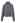 Batwing Sleeves Turtleneck Rib Knit Sweater in Grey