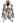 Prairie Check Rabato Coat in Light Tan