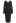 Long Sleeve Wrapped Bodycon Knit Midi Dress in Black
