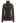 Turtleneck Long Sleeve Ribbed Knit Top in Brown