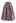 Blossom Cluster Embossed Pleated Midi Skirt in Red
