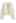 V-Neck Crop Hand-Knit Chunky Cardigan in Cream