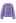 Stitch Floral Diamond Pom-Pom Hand Knit Cardigan in Purple
