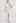 Asymmetric Halter Neck Split Mermaid Gown in White