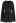 Belted Ribbed Longline Sweater in Black