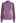 Mock Neck Satin Spliced Knit Top in Violet