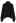 Pointelle Sleeve High Neck Hand-Knit Sweater in Black