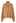 Pointelle Sleeve High Neck Hand-Knit Sweater in Tan