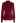 Mock Neck Satin Spliced Knit Top in Burgundy