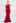 Asymmetric Strap Ruffle Mermaid Gown in Burgundy