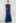 Leaves Branch Sequined Mesh Panelled Gown in Navy