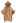 Fringe Faux Fur Hooded Poncho in Tan