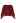 Wide Round Neck Rib Knit Top in Burgundy