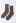 Mix Color Dots Wool-Blend Crew Socks in Taupe