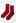 Mix Color Dots Wool-Blend Crew Socks in Red