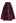 Mysterious Red Rose Jacquard A-Line Skirt