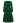 Wrap Front Buckle Belt Dress in Dark Green