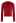 Heart-Shape Buttons Square Neck Knit Top in Red