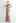 Tiered Ruffle One Shoulder Sequin Slit Gown in Pink