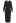 Batwing Sleeve Wrapped Midi Knit Dress in Black
