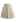 Crystal Chain Decorated Pleated Flap Mini Skirt in Sand