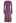 Ribbed Texture Frilling Midi Dress in Purple