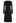 Ribbed Texture Frilling Midi Dress in Black