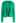 One-Shoulder Fuzzy Knit Top and Cardigan Set in Green