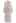 Gorgeous Peony Pleated Chiffon Midi Dress in Nude Pink