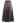 Mixture Color Panelled Tulle Maxi Skirt in Black Halloween Costumes