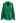 V-Neck Wrap Front Satin Smock Shirt in Green