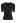 Triangle Cutout Short Sleeve Knit Top in Black